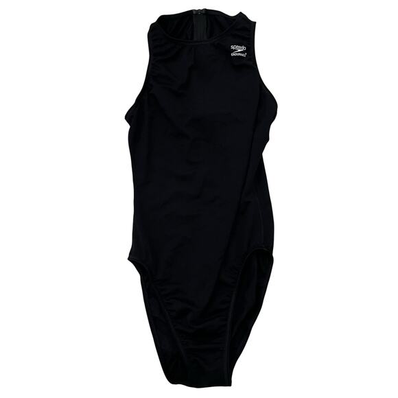 Speedo Endurance Women's 10 Black One Piece Bathing Suit - Picture 1 of 5